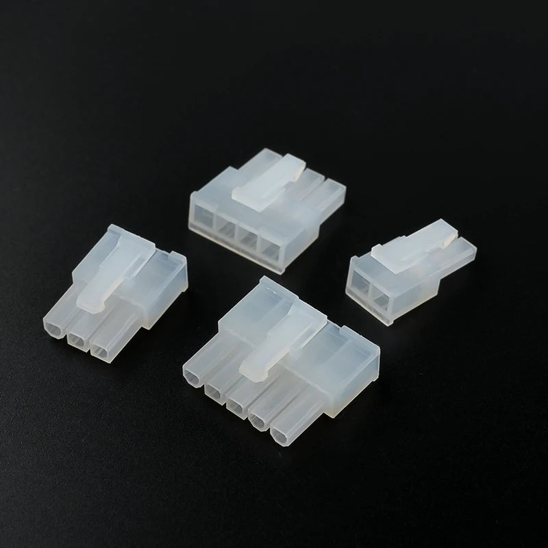 10Sets 4.2mm Pitch MOLEX Mini-Fit 5557/5559 Single Row 2/3/4/5/6P Male Female Housing Terminal Straight/Curved Needle Connector