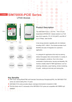SIMCOM SIM7070E SIM7070G SIM7000E SIM7000A SIM7000G LPWA Module MINIPCIE