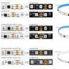 WS2814 Led Strip Light 4 in 1 Similar SK6812 RGBW Addressable IC WS2811 RGBWW RGBCW 5050 3PIN Led Lights IP30 65 67 DC12/24V