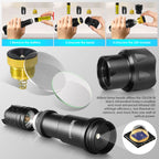 UniqueFire 2002D LED IR 940nm 850nm 810nm Hunting Flashlight Fresnel Lens Zoom Night Vision Dimmer Swtich Torch Max.1000 Meters