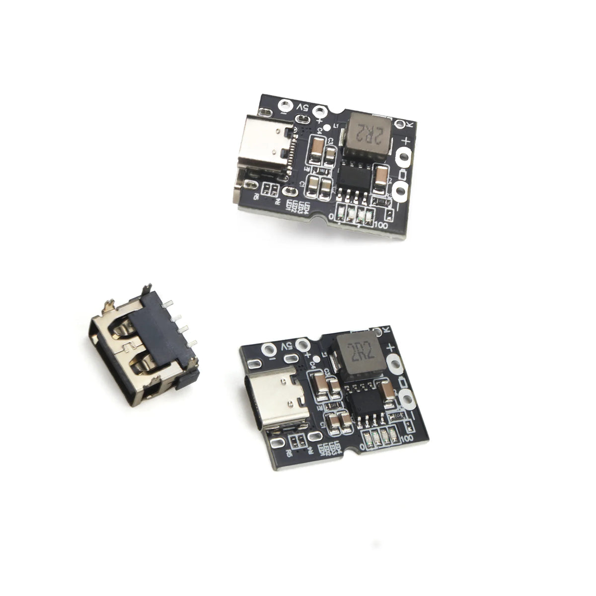 Charge Discharge Module 5V 2A TypeC Boost Converter for 18650 Lithium Battery 2in1 Protection Board Power Module DIY Charger USB