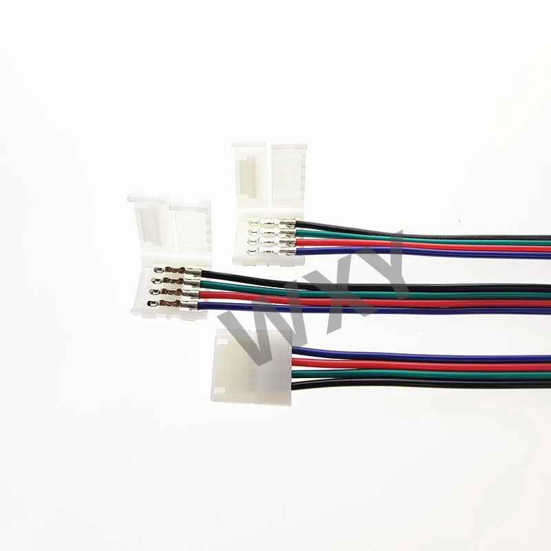 5Pcs 4Pin 5Pin LED Cable Male Female Connector Adapter Wire For 5050 3528 SMD RGB RGBW led Strip Light RGB RGBW LED Controller