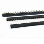 100Pcs 2.54mm PH3.5/5/5.7/7.1/8.5mm Straight 1X40P Single Row Gold-plated Rohs PCB Connector Female Pin Header Socket