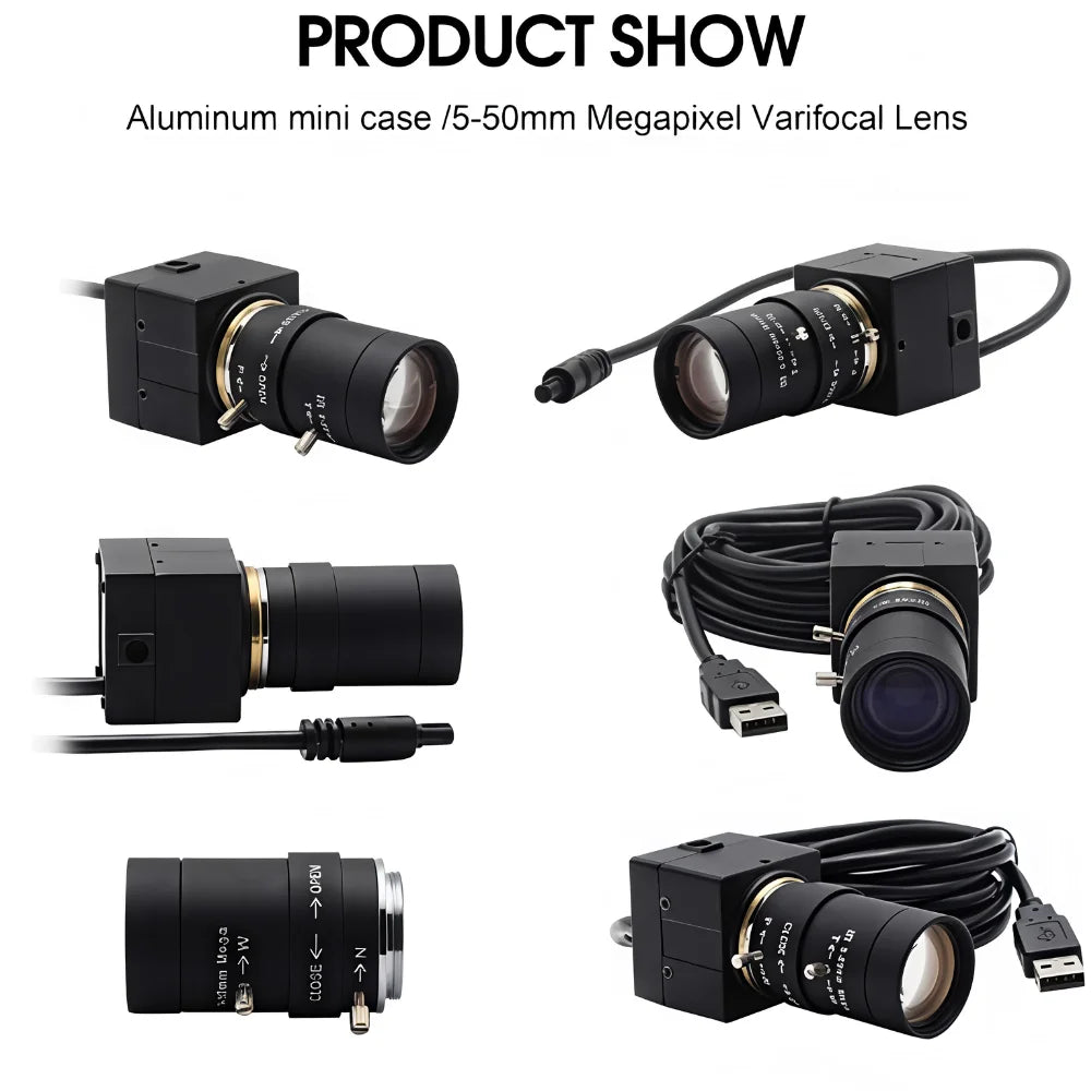 ELP 16MP Ultra HD USB Camera 10X Manual Zoom 4656x3496P Sony IMX298 Sensor UVC Webcam Plug Play For Industrial Video Conference