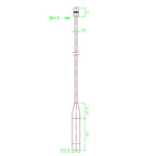 LoRa Module Antenna for Meshtastic 868MHz 915MHz Soft Antenna Omni High-Gain Whip Antenna SMA Head Connector 20CM 40CM Flexional