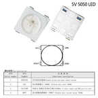Ws2812b 5v Ws2812 5050 3528 4020 1204 1209 0807 2020 Mini Smd Led Chip Addressable Digital Pixel Rgb Full Color Led Diode Lamp