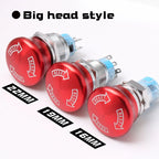 1PCS 16mm19mm22mm Metal Emergency Stop Button Switch Waterproof Mushroom Head Self-locking 3Pins 1NO1NC 6Pins 2NO2NC
