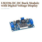 1/5/10pcs LM2596 XL4015 XL4005 MP1584 MINI560 DC-DC Buck Converter 3A Adjustable Step Down Power Module With Digital Display