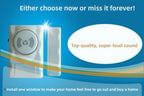 Door Window Alarm 120dB Loud Magnetic Sensor  Home Office Security Easy Install Anti Theft Alert  Drawers  Cabinets