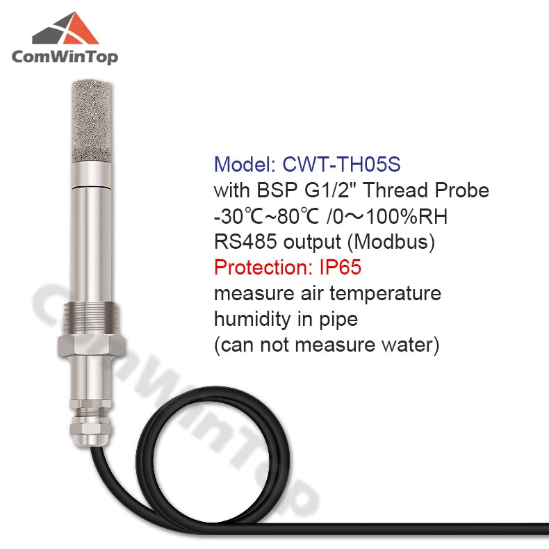 RS485 Modbus Water Proof Temperature Humidity Sensor Probe