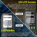 MASTFUYI Auto-Ranging Digital Multimeter High Precision 6000 Counts True RMS Tester Capacitance Ohm Hz Test Electrician Tools
