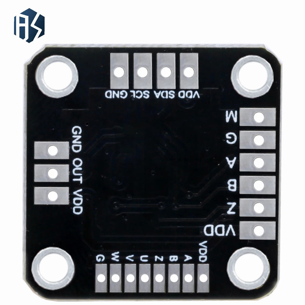 MT6701QT Magnetic Encoder Magnetic Induction Angle Measurement Sensor Module 4 Communication Interface Replaces The AS5600