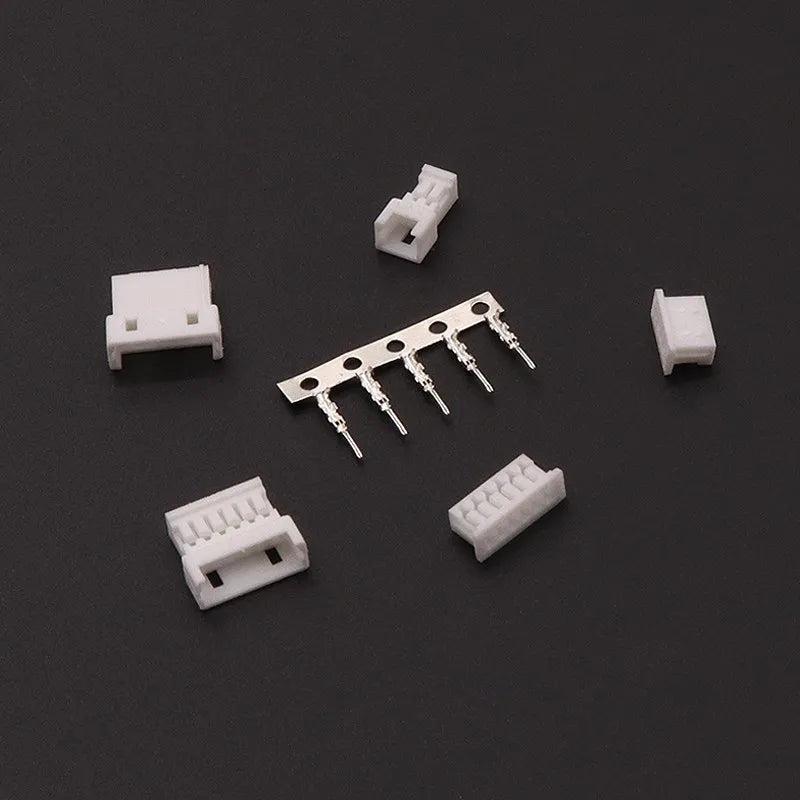 10/50 Sets Micro JST 1.25mm Wire to Wire Type Connector Kit with Male/Female Housing And Terminals for Electronics