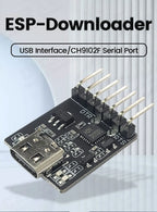 CH9102F CP2104 Downloader Module Chip Program Burning for ESP32 MINI 7Pin TYPE-C USB to UART RS232 RS485 Serial Port Download