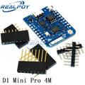 WEMOS D1 Mini Pro 4M 16M Bytes External Antenna Connector NodeMCU Based ESP8266 ESP-8266EX CP2104 WIFI Development Board Micro
