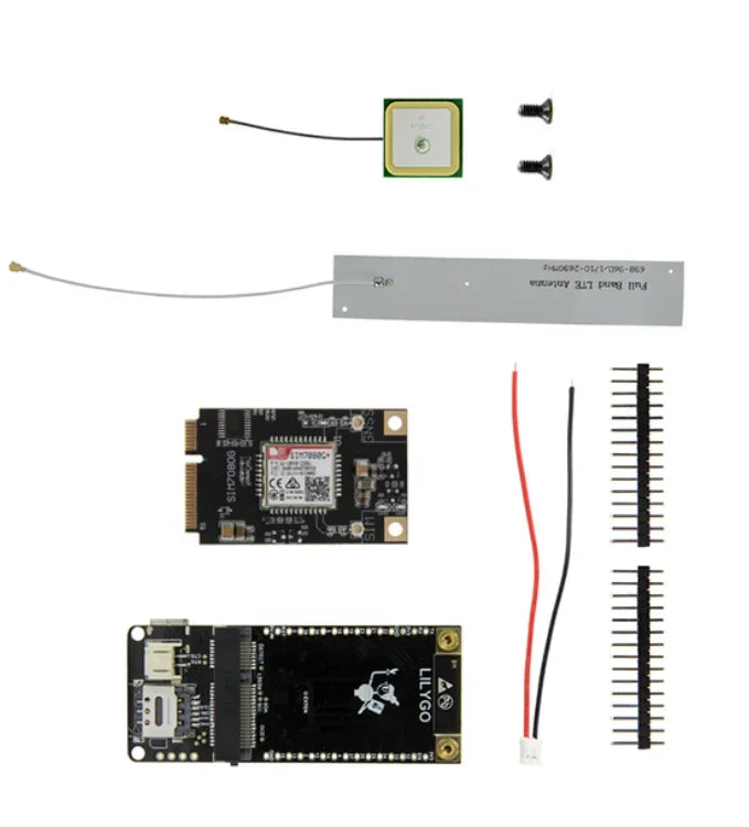 T-PCIE ESP32-WROVER-B 4MB AXP192WIFI Bluetooth Board with SIMCom SIM7000G SIM7600SA SIM7600E SIM7600JC-H SIM7070G LTE 4G module