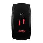 Red Led Light Rocker Switch 12V/24V SPST DPDT Toggle Switch ON OFF/ ON OFF ON Backlight Latching / Momentary Dash Panel Control