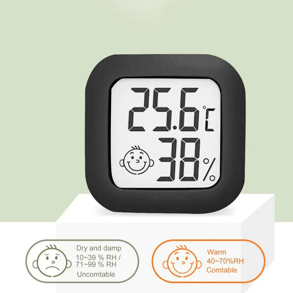 1/2pc LCD Digital Thermometer Hygrometer Indoor Room Electronic Temperature Humidity Meter Sensor Gauge Weather Station For Home