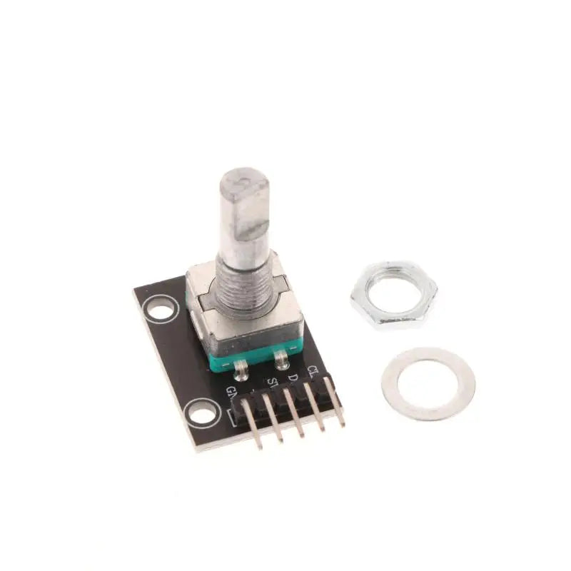 2/5Pcs 360 Degree Rotary Encoder Module KY-040 Brick Sensor Development Board With Knob Cap Potentiometer