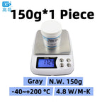 GD900 GD007 GD-3 Thermal Conductive Grease Net Weight 150 Grams Gray Paste Plaster Heat Sink Compound for Computer CPU GPU CN150