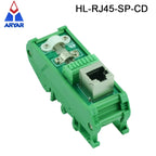 Cat6 Patch Panel One RJ45 Jack with 8 Spring-Force Connection Terminal Blocks Network Port Patch Panel for Easy Connectivity