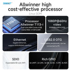 T113-i Core Board CDSENET ECK30 Linux BTB 1.2G Dual-Core ARM A7 RISC-V DSP Multi-Core Heterogeneous Low Power Industrial Grad