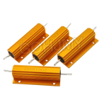 100W RX24 0.01 ~ 100K Aluminum Power Metal Shell Case Wirewound Resistor 0.1 0.5 1 1.5 2 6 8 10 20 100 150 200R 300R 1K 10K ohm