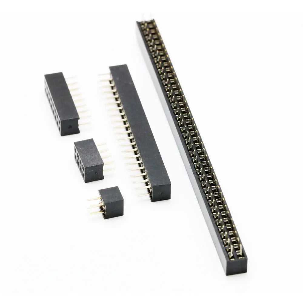 10PCS Pitch 2.0mm Double Row Pin Female Header Socket 2*2P/3/4/5P/6/7/8/ 9/10P/11/12/13/14/15P/16/17/18/20P/40P 80Pin Connector