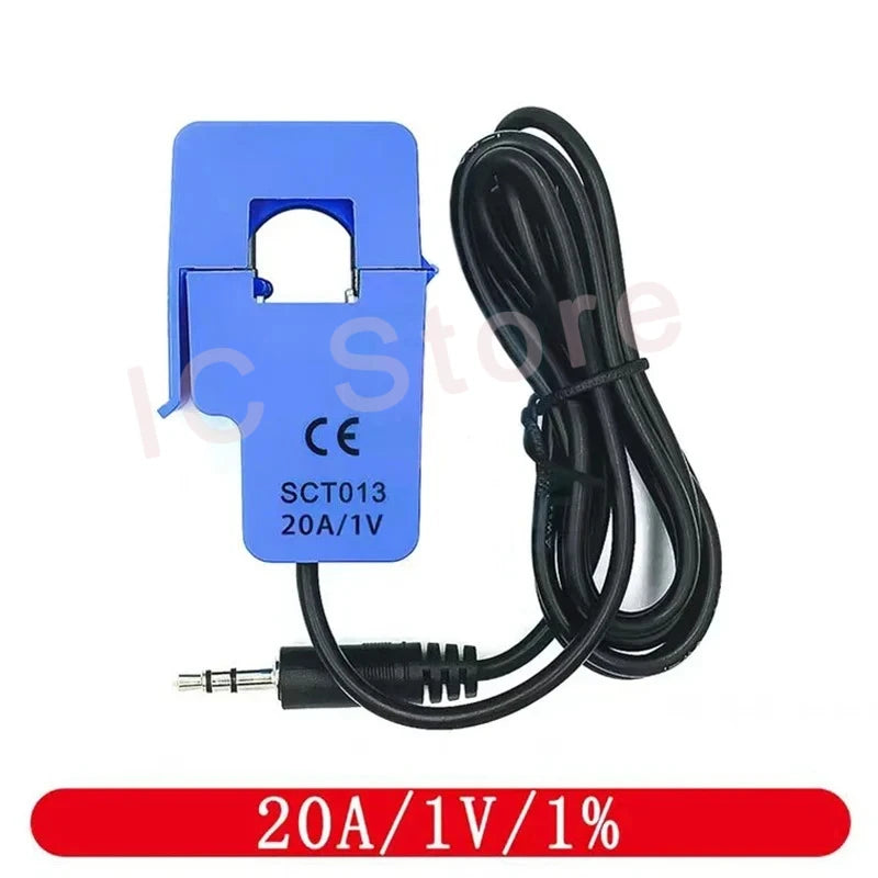 1PCS SCT-013-000 5A 10A 20A 30A 50A 100A 50MA 1V 1% Non-invasive Split Core Current Transformer AC Current Sensor