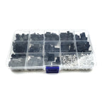 420PCS 2.5mm Pitch JST SM Connector 2 3 4 5 Pin Male/ Female Housing Plug Connector Assortment Kit