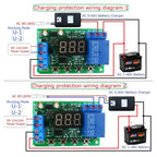 DC0-60V Battery Charger Discharger Control Relay Switch Auto Cut Off Undervoltage Overvoltage Protection Board For UPS Lead-Acid