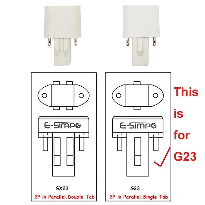 1PC G23 LED Sideview Plug Lamp L107mm/3W L135mm/4W 2835 Desk Read Table Tube 110V/220V 180Degree Horizontal PLS CFL Replacement