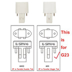 1PC G23 LED Sideview Plug Lamp L107mm/3W L135mm/4W 2835 Desk Read Table Tube 110V/220V 180Degree Horizontal PLS CFL Replacement