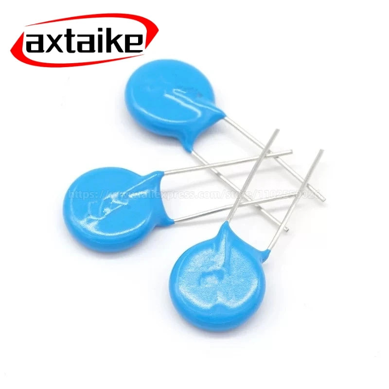 20PCS 10D Varistor 100-910V (10D101K/10D471K/10D911K), Zinc Oxide MOV Surge Protector for Industrial AC/DC Equipment
