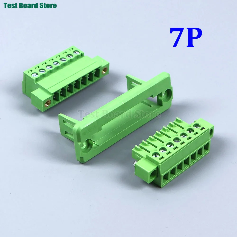1Set 15EDGWC Pitch 3.81mm 2P/3P/4P/5P/6P/7P/8P/9P/10P/12P/16P/24P Pluggable Terminal Block Connector