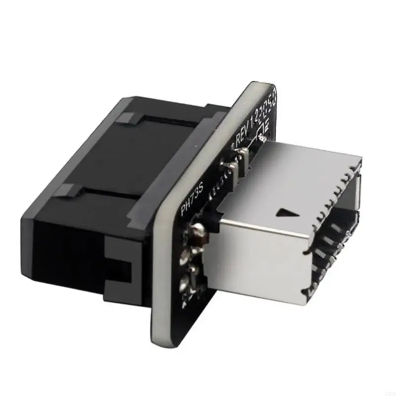 USB 3.0 Type-E Female To 19-Pin Male Adapter For Internal Motherboard Connection - Vertical Header Splitter For Type C