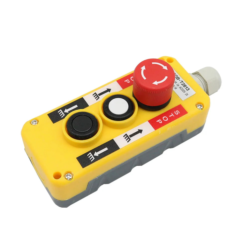 COP-T2813 Lifting Emergency Stop Button Switch Handle Industrial Remote Crane Loading and Unloading Elevator Handle