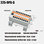 Fixed Modular Wire Connectors Compact Splicing Lighting Push-in Multi Link Terminal Block 1 in Multiple Out 225 Series 1