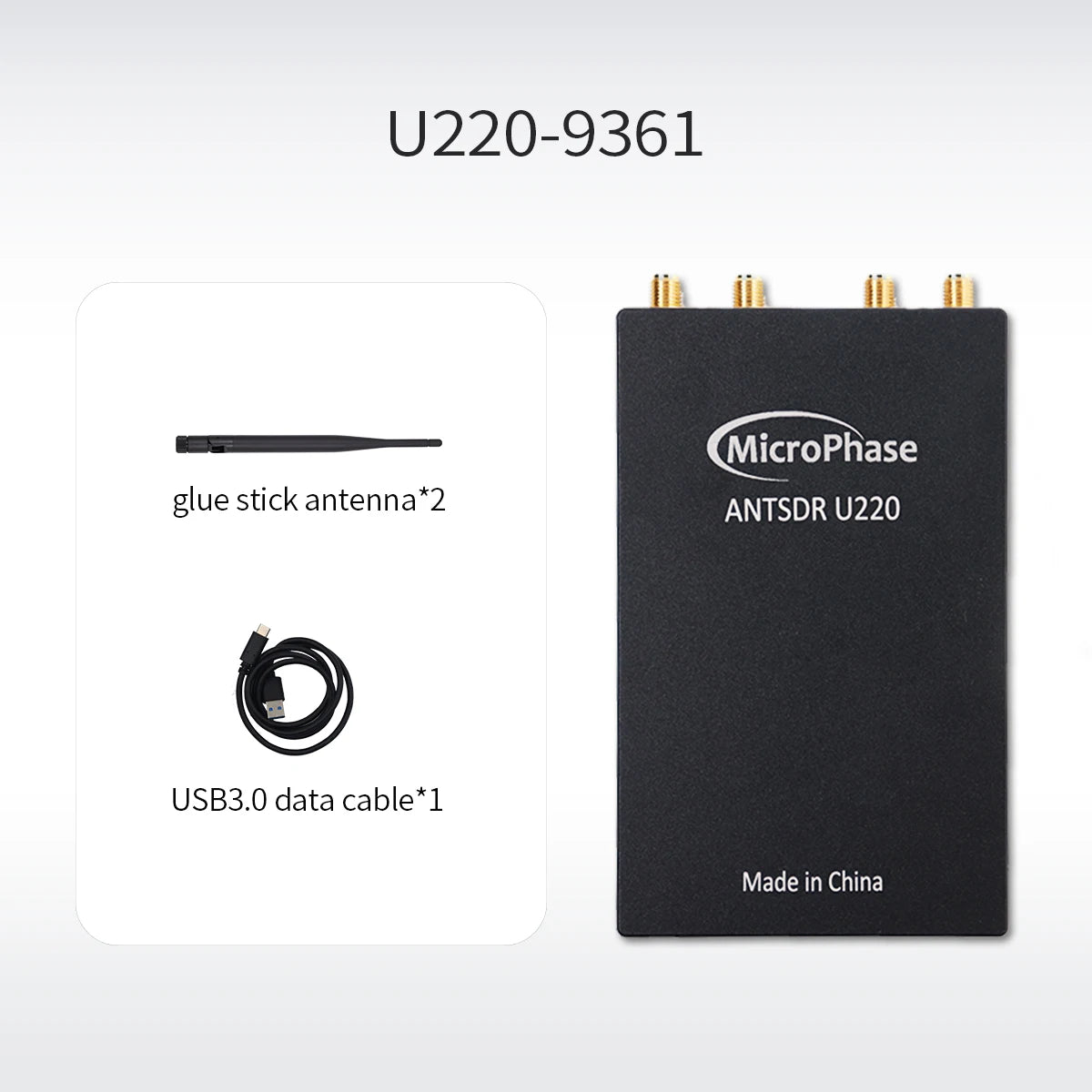 MicroPhase Software Defined Radio Demo Board 70MHz-6GHz SDR USB3.0 ADI AD9361 AD9363 SDR USRP UHD ANTSDR U220