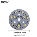 1Pcs USB Plug DC5V LED Light Source SMD5730 LED Light Beads Ring Chip with Black 1.5M Switch Cable 5W 10W 12W White /Warm Light.