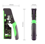 RJ45 CAT5 CAT6 CAT6A CAT7 Crimper Crimping Hand Tools Network Clip Networking Stripper RG45 Ethernet Cable Crimp Clamp Tongs Cut