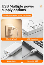 DC5V USB COB LED Strip Light 320LED/m High Density Flexible Self‑Adhesive LED Tape 3000K‑6500K For Cabinet TV Backdrop Decor