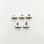 20Pcs SK12D07VG/SS12D00/SS12F15 Toggle Switch 3 Pin 1P2T PCB Slide Switch DIP ON-OFF Handle High:2mm/3mm/4mm/5mm/6mm