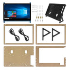 7 inch LCD Display HDMI-compatible Touch Screen 1024x600 Resolution Capacitive Touch Screen Support Systems for Raspberry Pi/PC