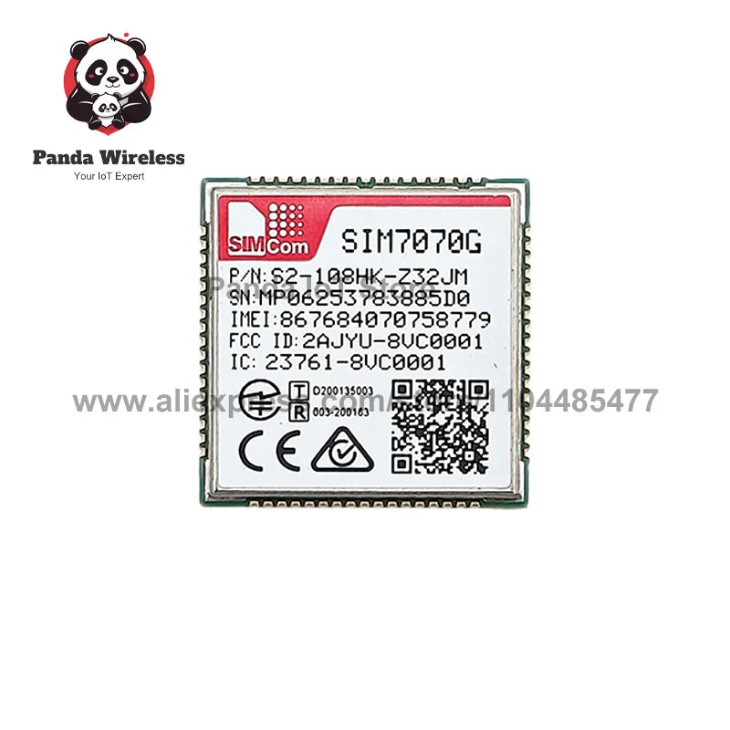 SIMCom LCC Module SIM7000A SIM7000G SIM7000JC SIM7000E SIM7070G SIM7070E Cat-M NB-IoT GSM Wireless SMT Module for IoT Devices