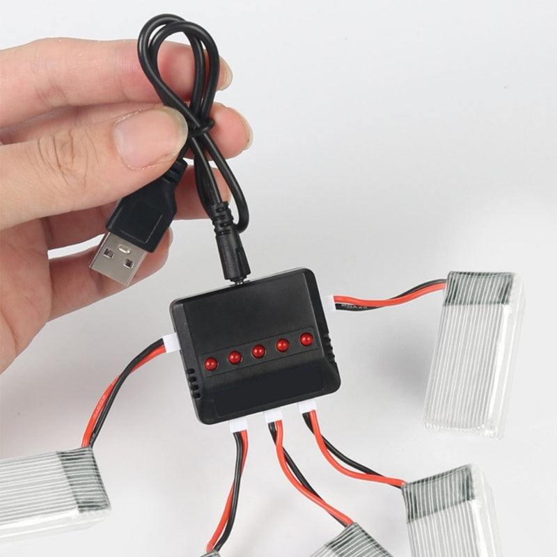 3.7V Lipo  4 in 1 / 5 in 1USB Charger for E010 H31  X4 Syma X5SW X5C X5HW