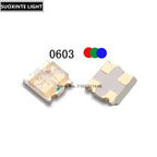 0603 RGB SMD LED, Common Anode/Cathode, 19-237/R6GHBHC 19-237B/R6GHBHC Full Color Lamp Beads 1.6*1.5MM