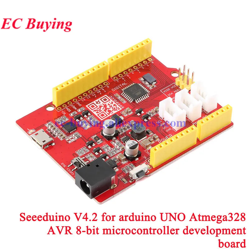 Seeeduino Seeed V4.2 For Arduino Nano Atmega328P AVR 8 Bit Microcontroller MCU Development Board Module Grove Seeeduino Nano