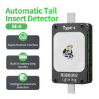 YCS TNS360 Mobile Phone Tail Plug Comprehensive Detector 30V~5A Automatic Scanning Detection 3-in-1 for IOS Lighting TEYE-C