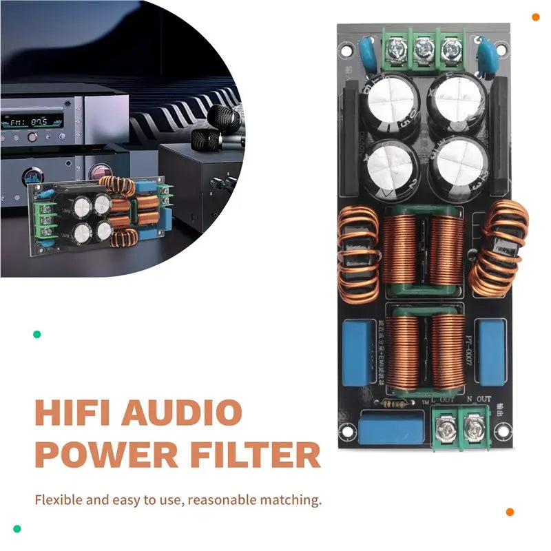 AC EMI Filter Audio Power Amplifier EMC EMI Electromagnetic Interference Purify Power DC Differential Mode Common
